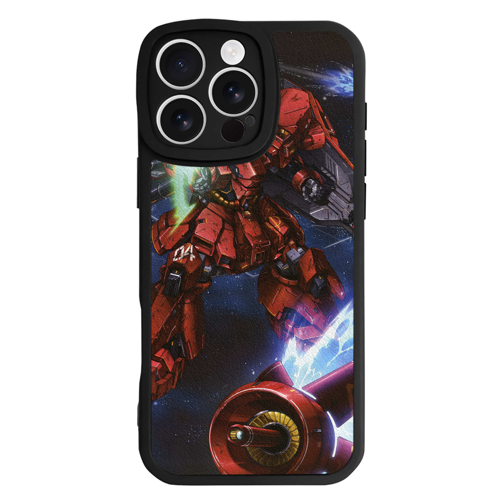 （画像用） 機動戦士ガンダム Mobile Suit Gundam 【iPhone 16シリーズ対応】シリコンスマホケース（レザー調） 材質：シリコン
